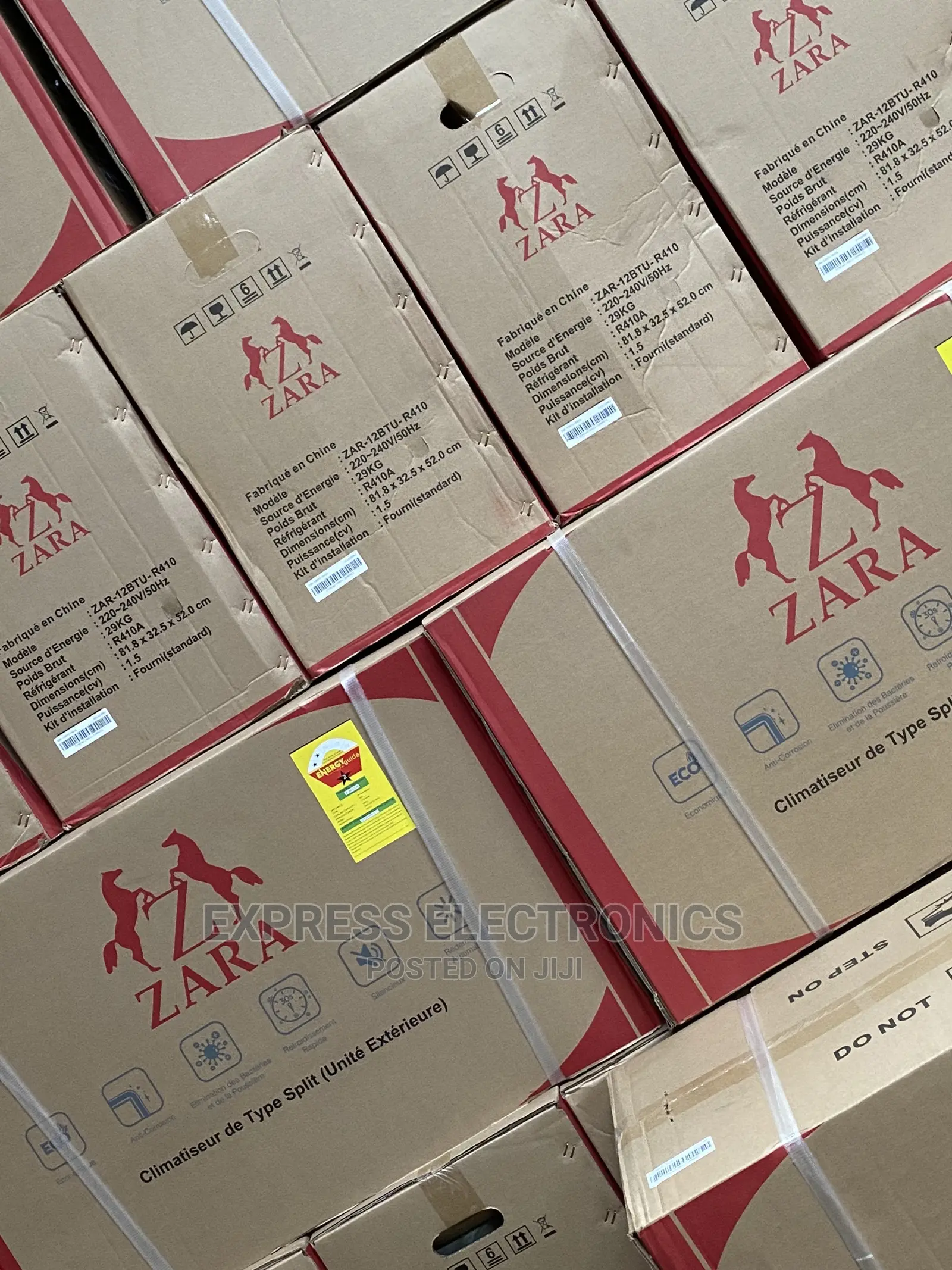 Newly Genuine R410 Gas Split 1.5hp Zara AC+Wallmount