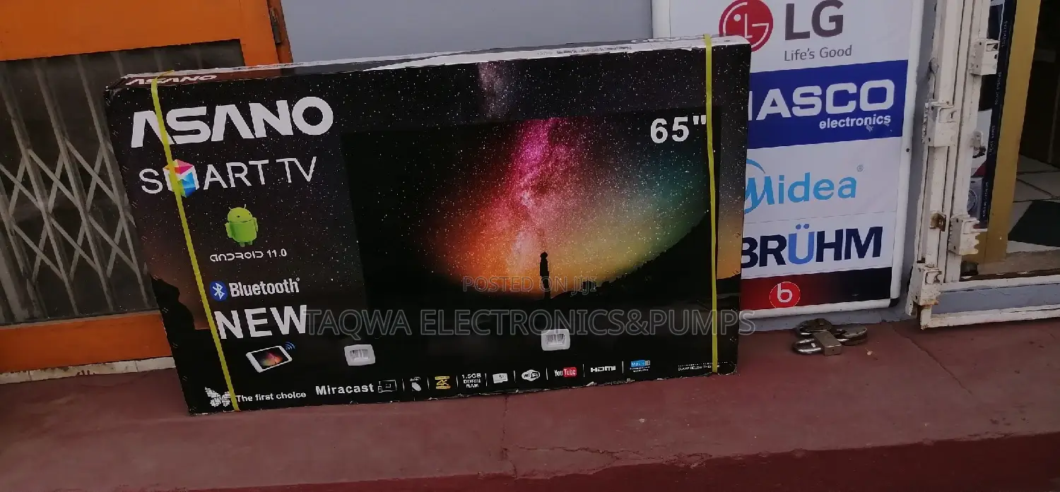 Bluetooth Asano 65 Inches Smart TV