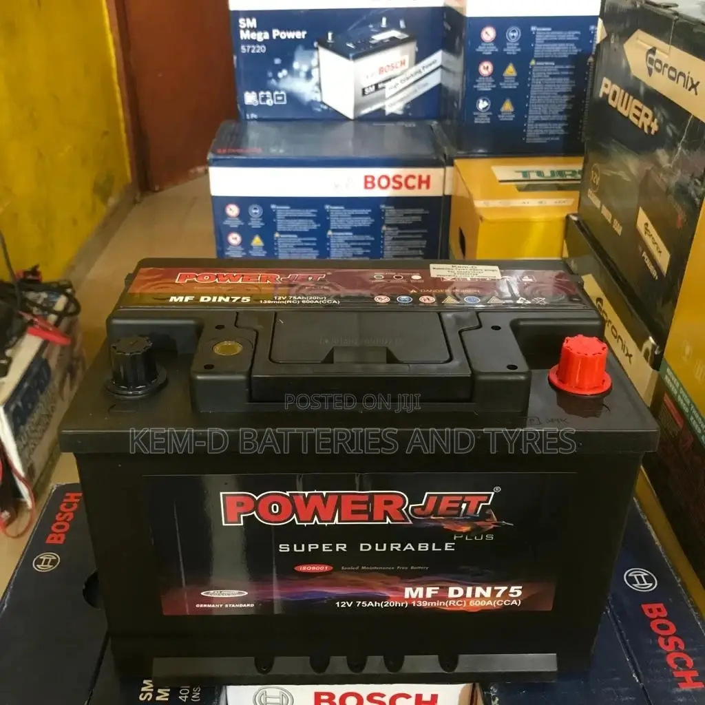 75ah Powerjet - DIN75 - 15 Plates - Free Delivery