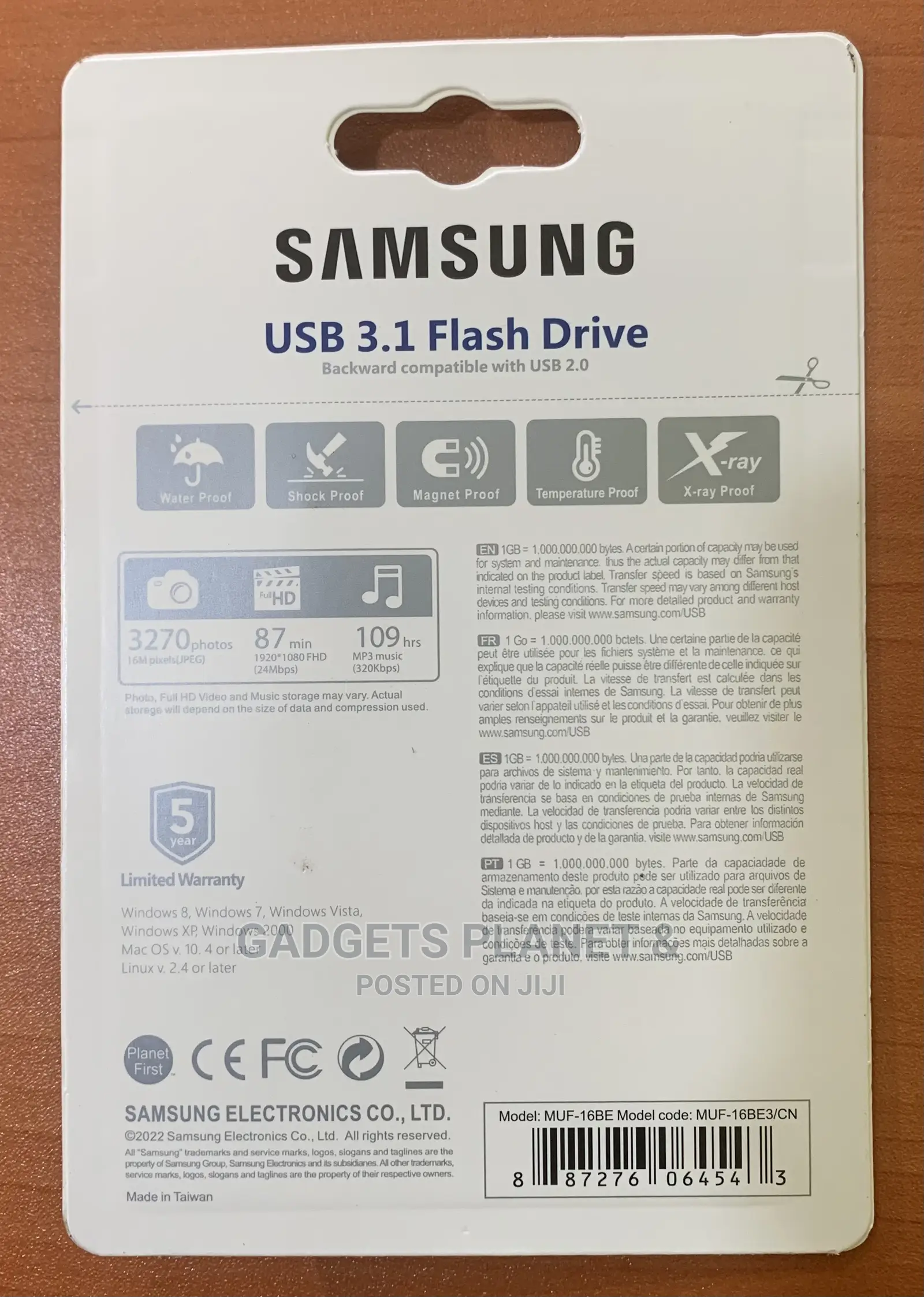 16gb Samsung BAR Plus Pendrive - 3.1
