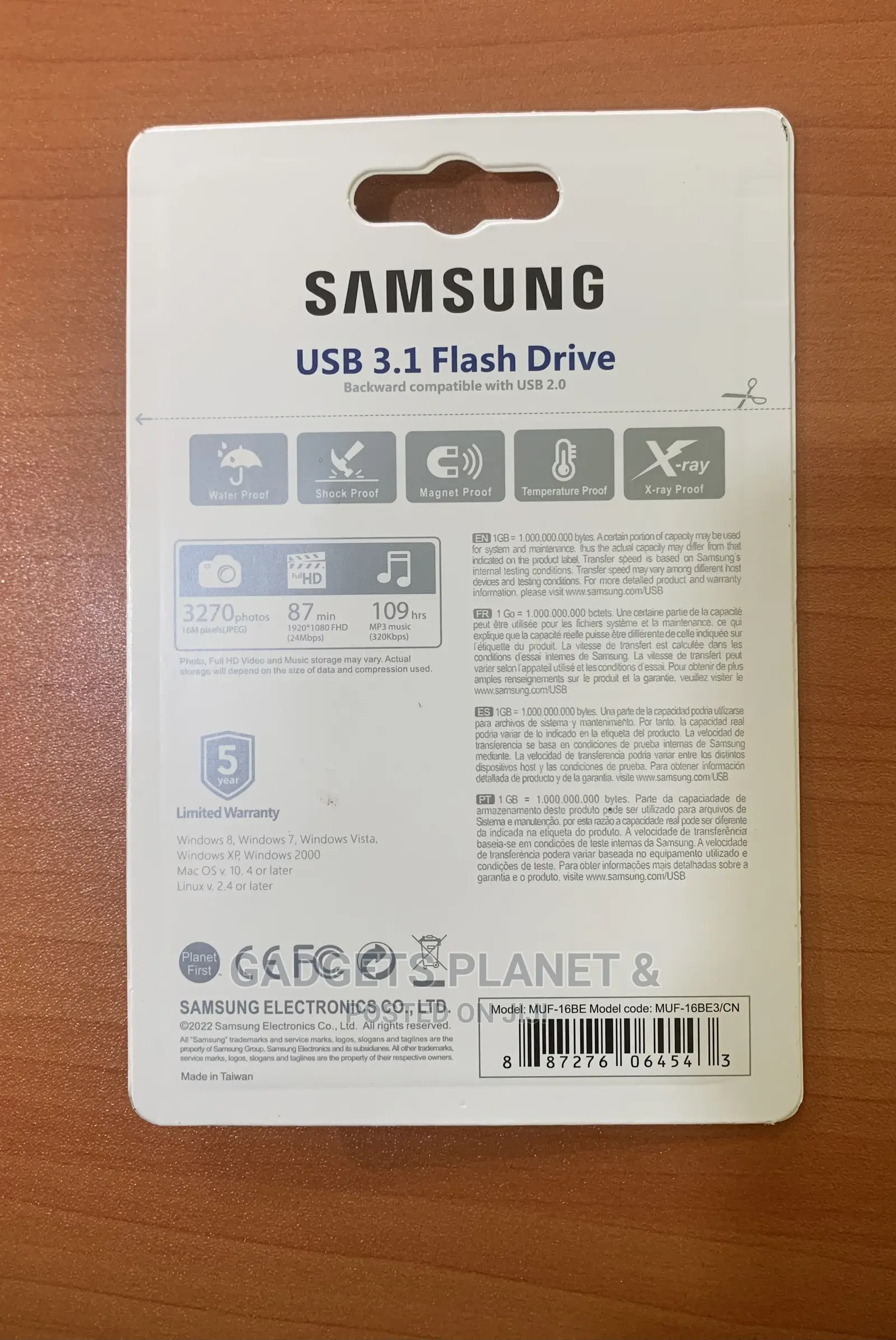 32gb Samsung Bar Plus Pendrive - 3.1