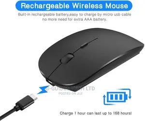Bluetooth Mouse Rechargeable Wireless Mouse