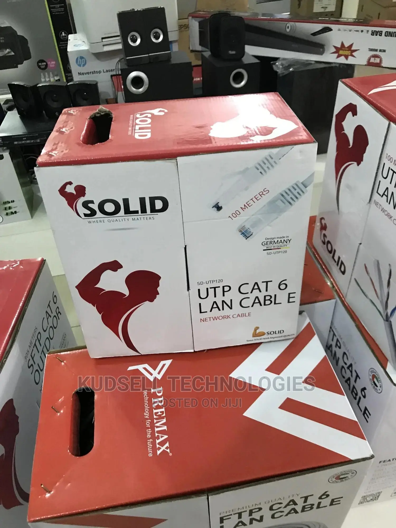 Solid Cat 6 Utp Cable 100m