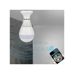 Hd 1080p Smart 360 Degree Security CCTV Light Bulb - White