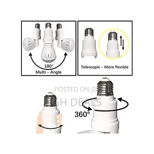 360 Degree Field View CCTV Light Bulb - Wh