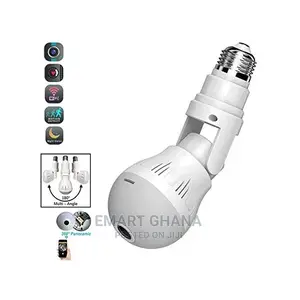 360 Degree Field View CCTV Light Bulb - Wh