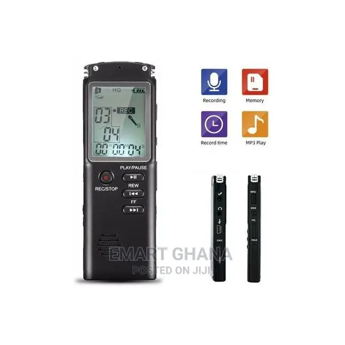 Dual Capacitor Noise Reduction Mp3 Digital Recorder