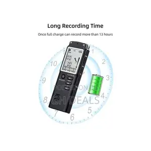 Dual Capacitor Noise Reduction Mp3 Digital Recorder