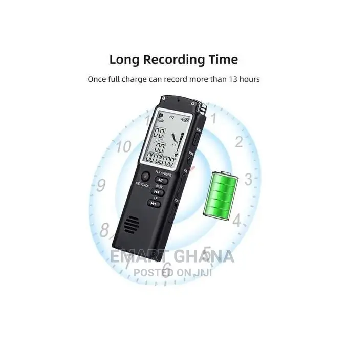 Dual Capacitor Noise Reduction Mp3 Digital Recorder