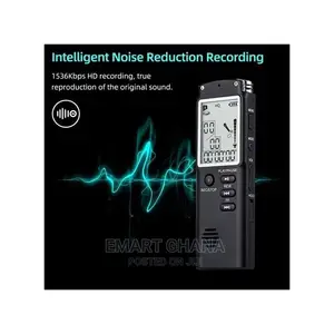 Dual Capacitor Noise Reduction Mp3 Digital Recorder