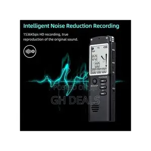 Dual Capacitor Noise Reduction Mp3 Digital Recorder