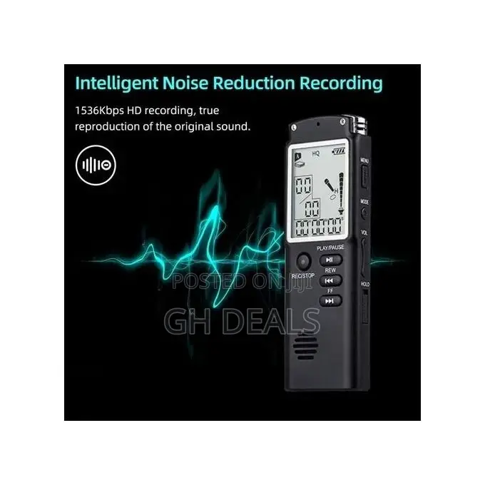 Dual Capacitor Noise Reduction Mp3 Digital Recorder