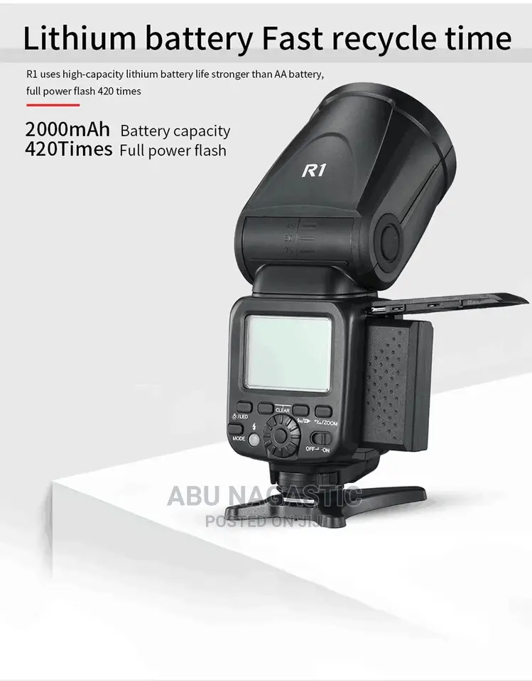 Triopo R1 TTL Round Head Camera Flash Speedlite