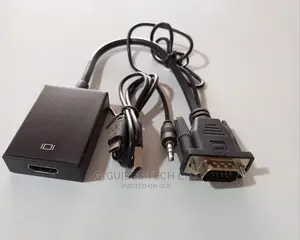 Photo - VGA To HDMI Converter Cable With Audio Support 1080P