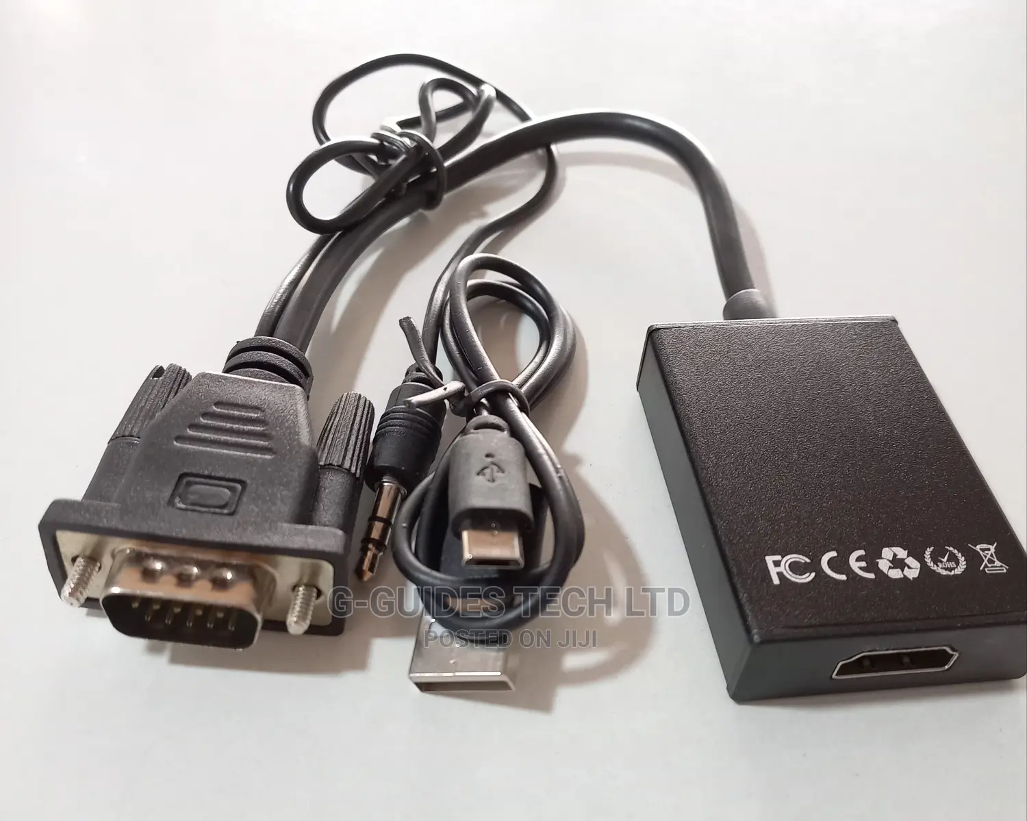 VGA To HDMI Converter Cable With Audio Support 1080P