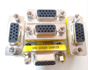 thumbnail image 2 of VGA SVGA 15 Pin Female To Female Plug Coupler Gender Changer Adapter Converter 2 of 14