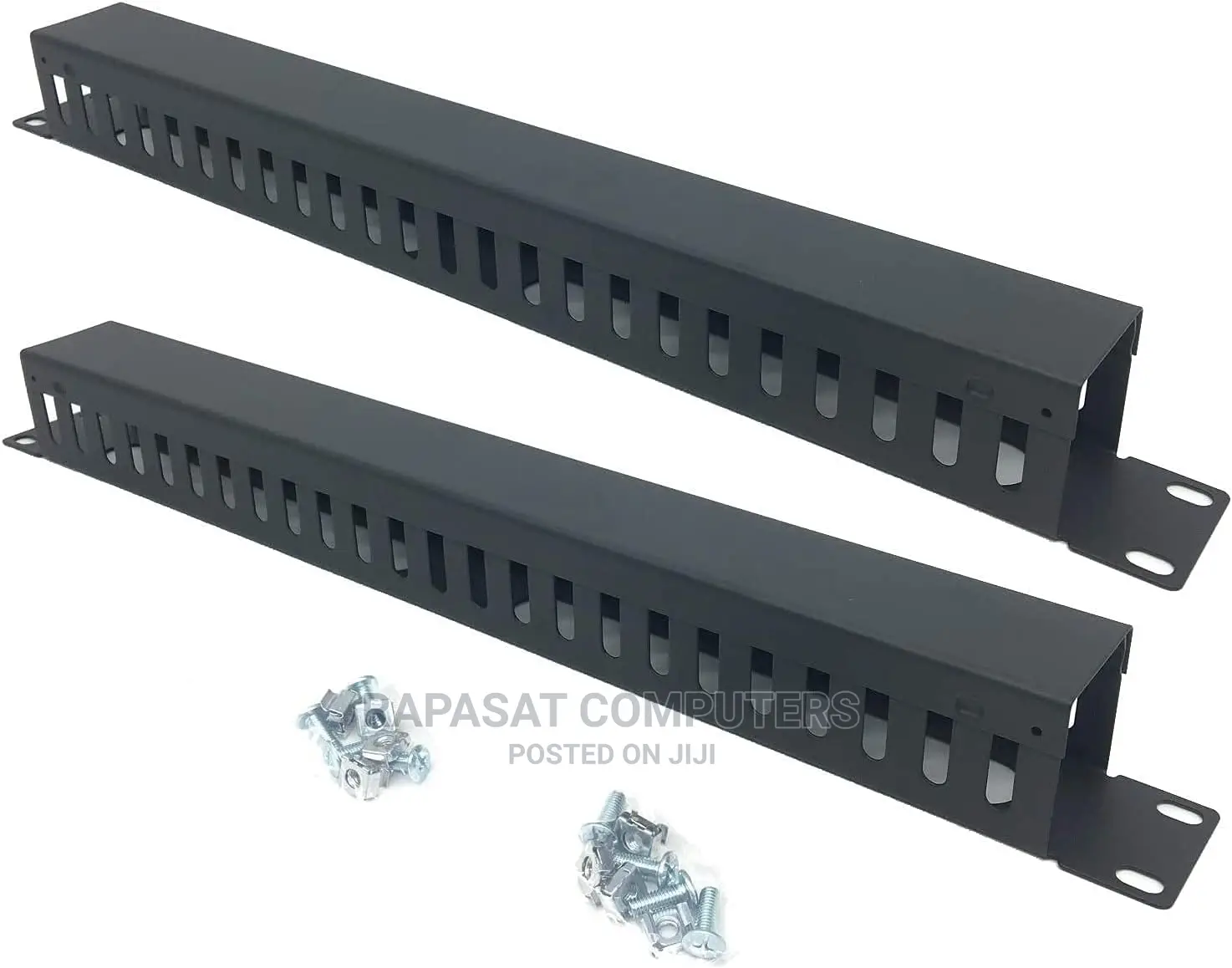 1u 19 Inch Cable Manager Horizontal Rack Mount 24 Slot