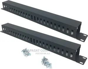 1u 19 Inch Cable Manager Horizontal Rack Mount 24 Slot