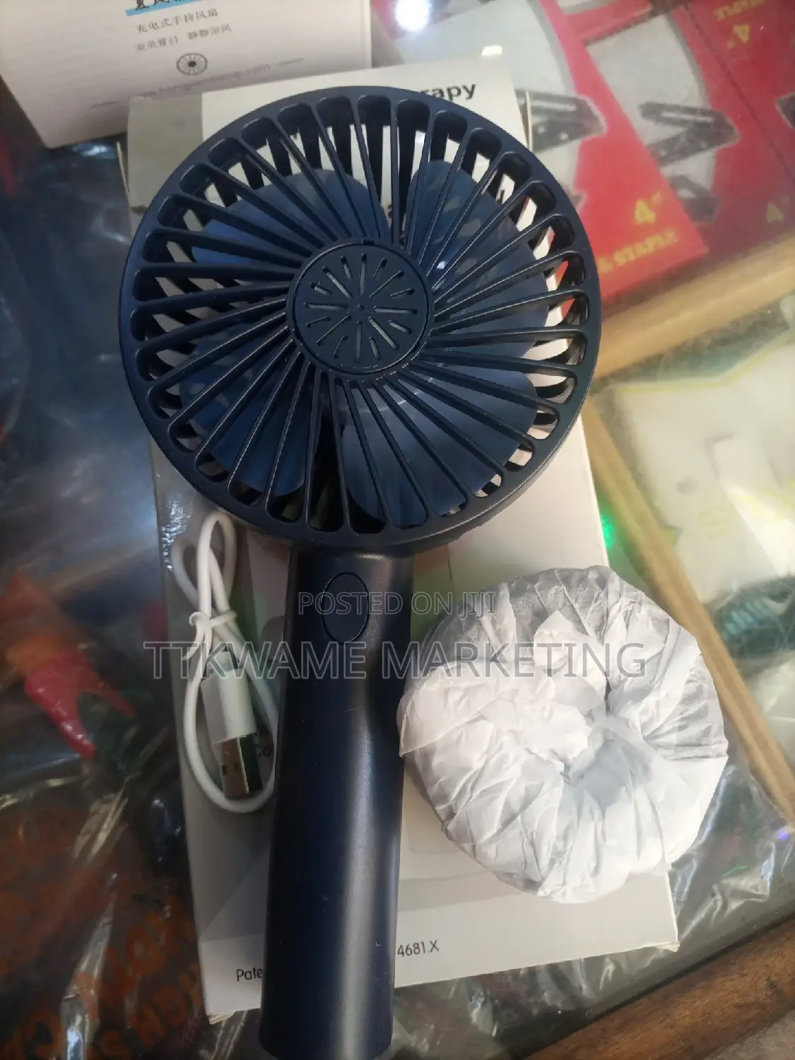 Handheld and Table Fan Rechargeable
