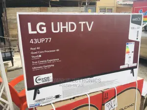 Quality Slim Design LG 43”UHD 43UP77003+Wallmount