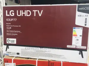 Energy Saving LG 43”Up77 Smart Uhd Bluetooth TV