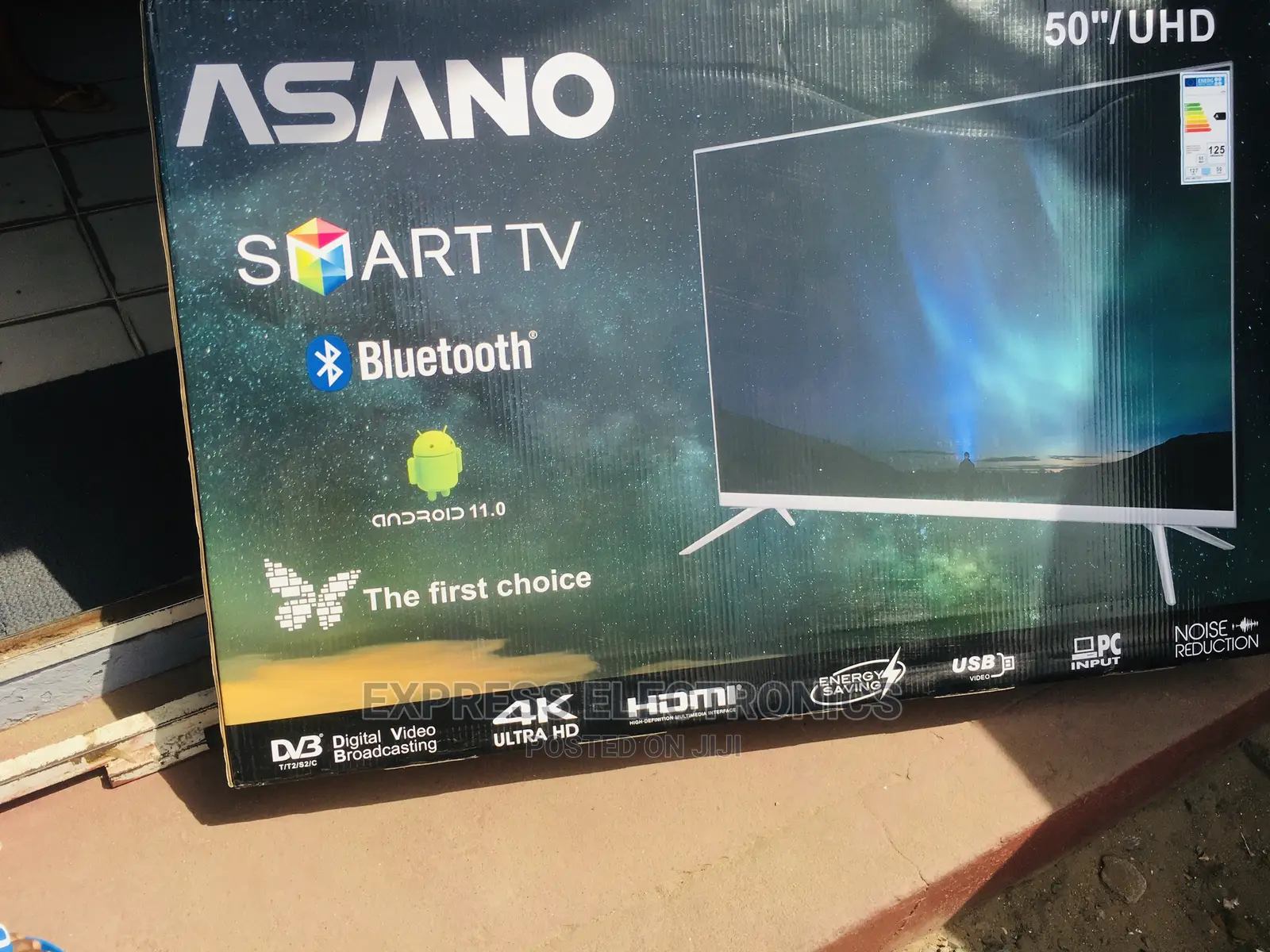 Frameless 2023 Asano 50”Smart Uhd Android Tv