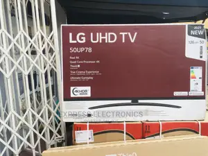 Frameless Slim Design Lg 50”UHD 50UP7800+Tv Guard