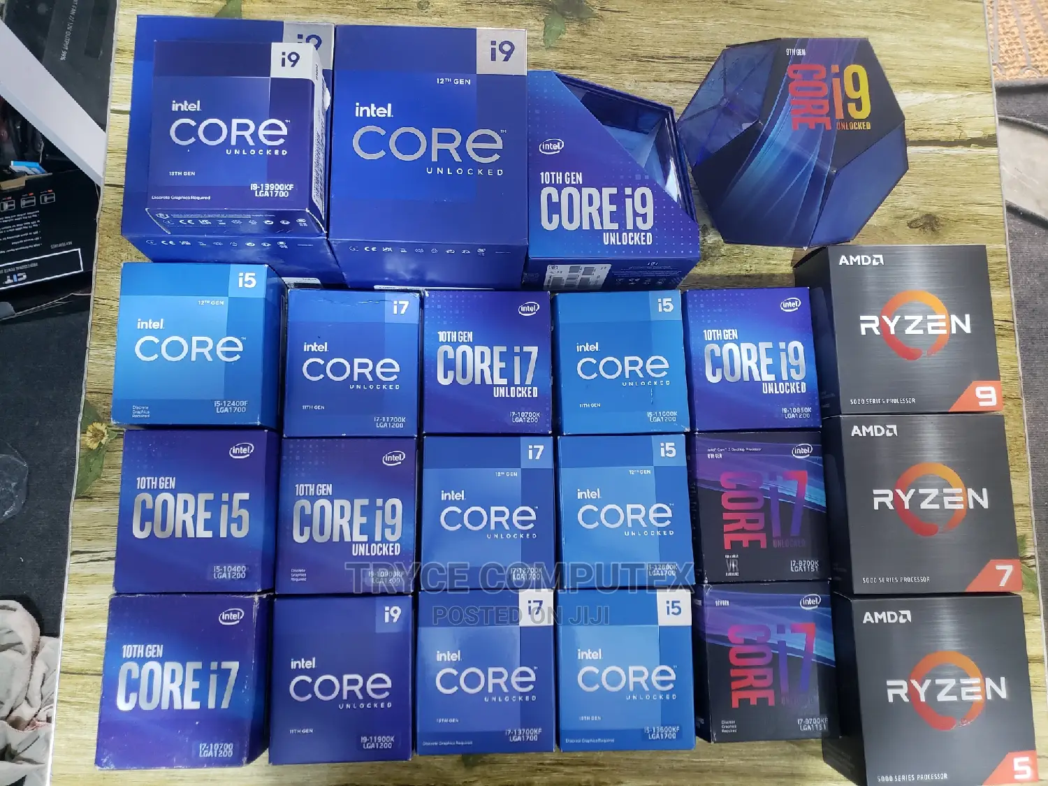 Intel Core Cpu AMD Ryzen Cpu or Processor