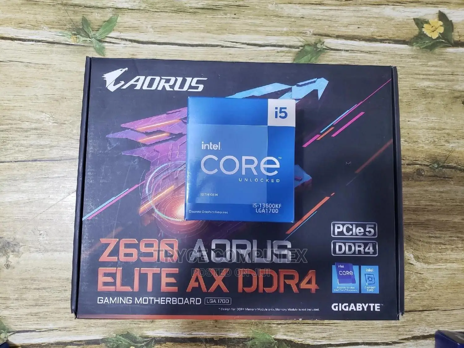 13th Generation Intel Core I5 and Z690 Motherboard
