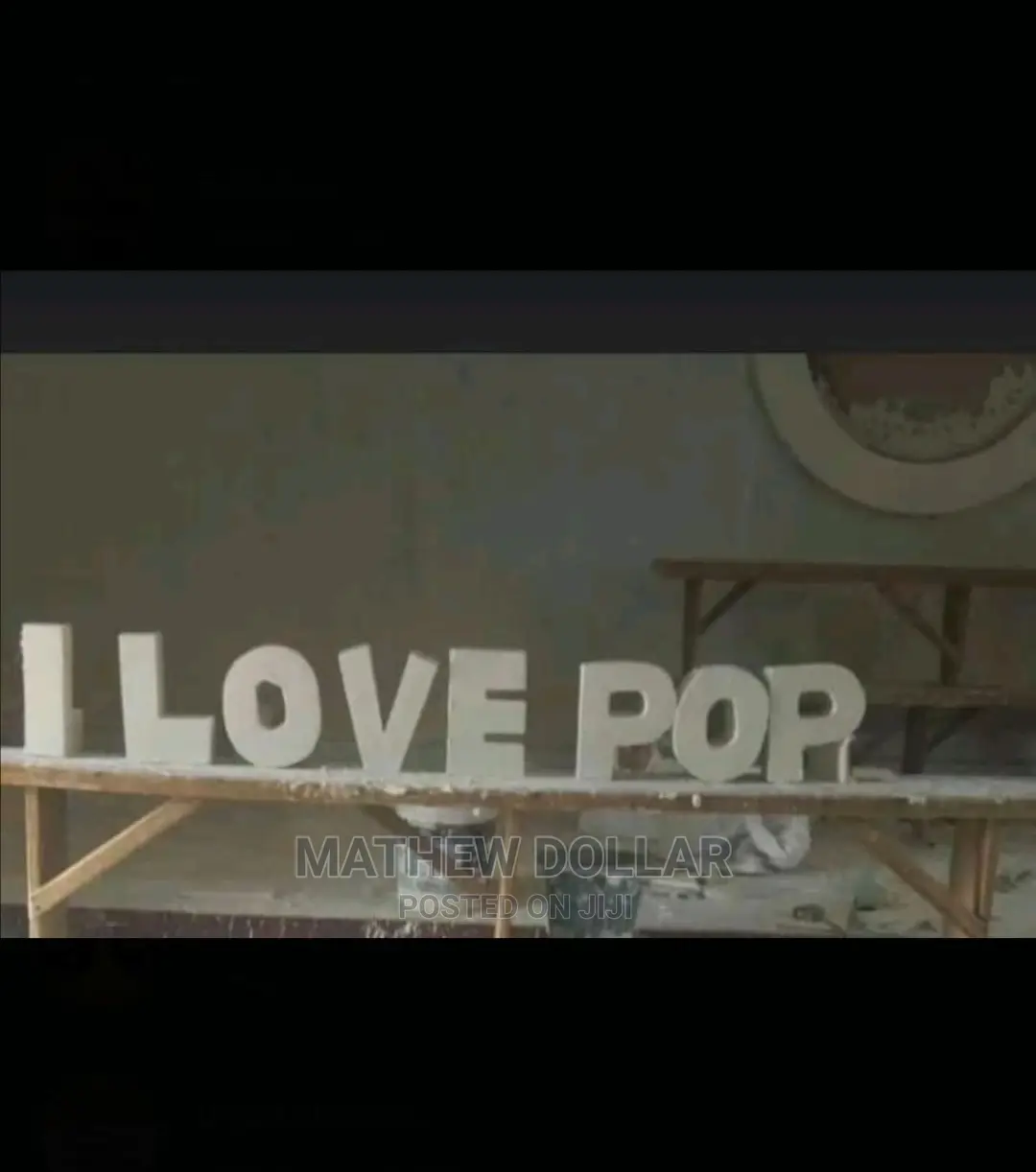 Pop Ceiling, Painting, TV Stand Decor