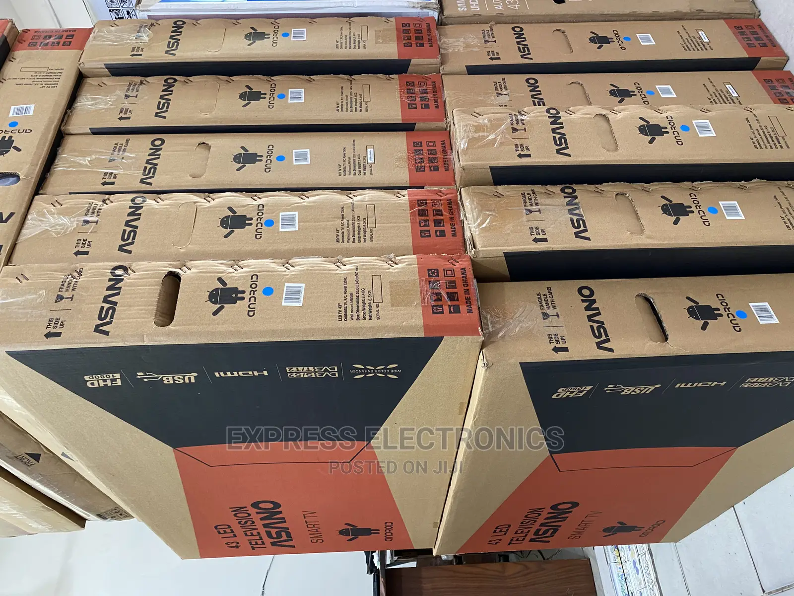 Experience Good Quality Asano 43” Smart Android+Tv Guard