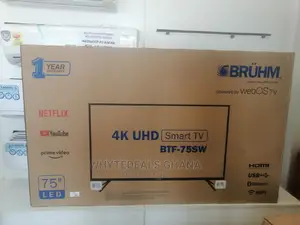 Xmas Promo! Buy Bruhm 75'' Smart Uhd Get 43 Inch Smart