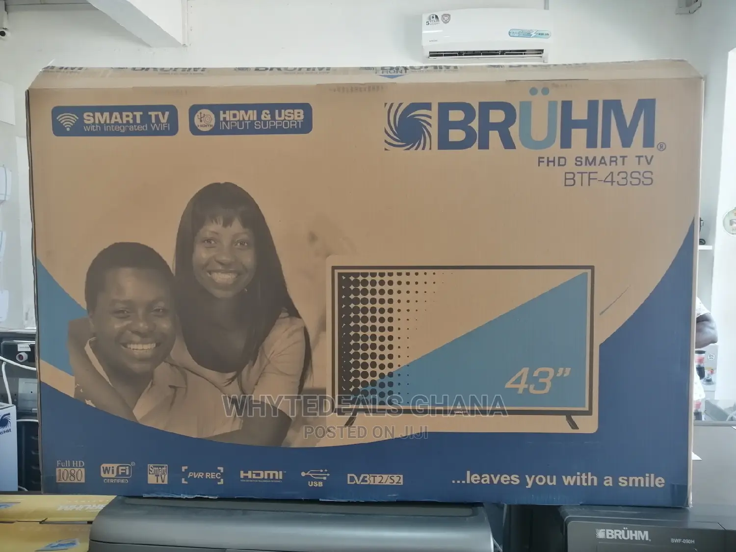 Xmas Promo! Buy Bruhm 75'' Smart Uhd Get 43 Inch Smart