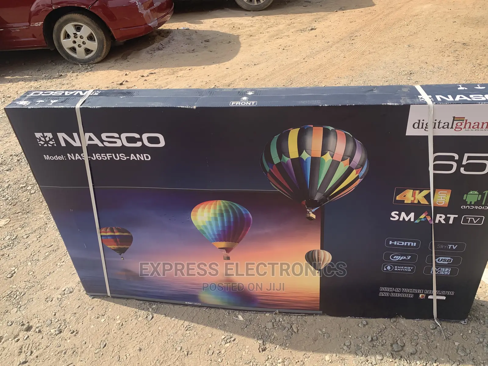 Enjoy Netflix on NAS-J65FUS-AND Nasco65”UHD Smart Android