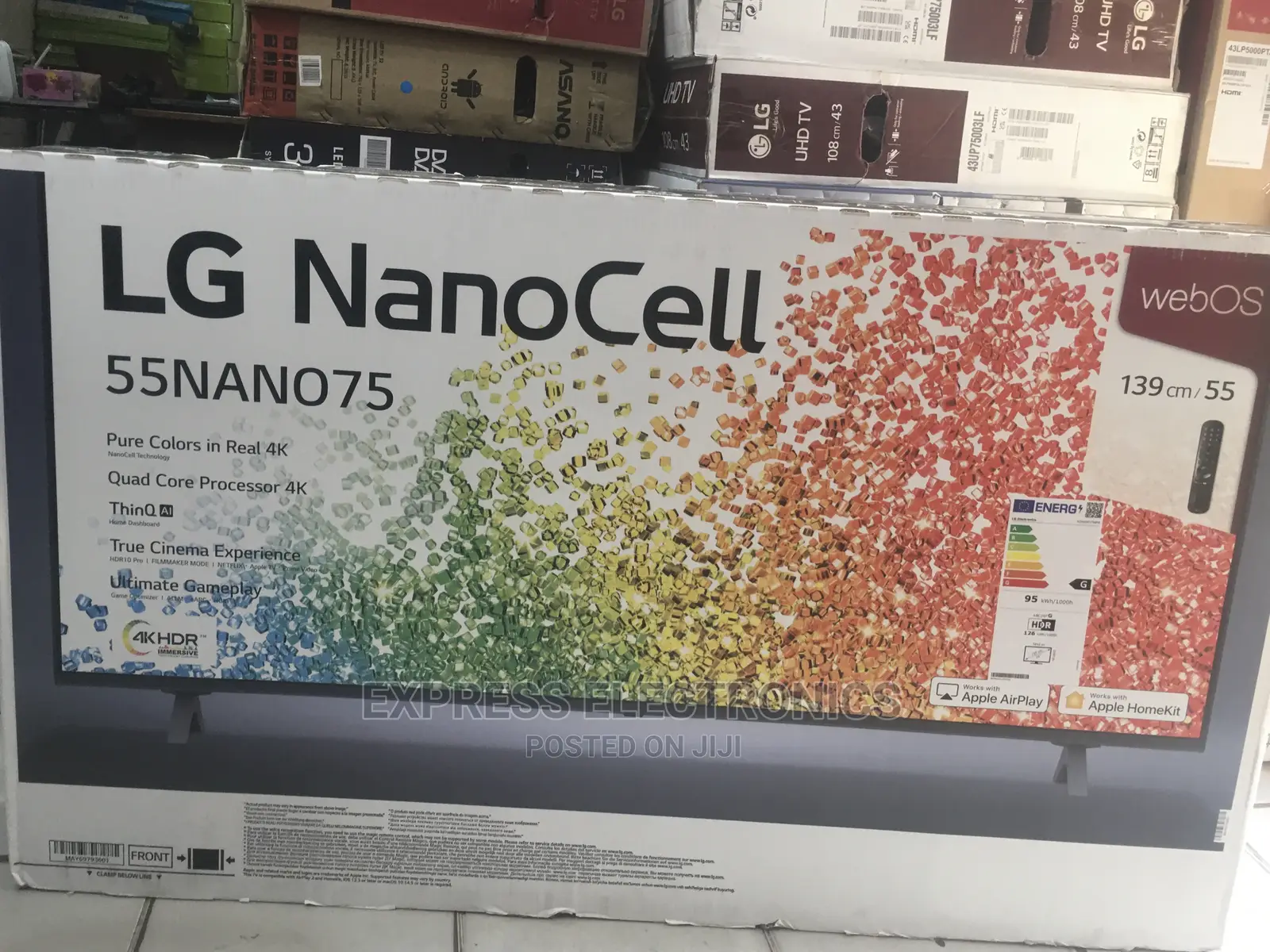 Experience Good Quality LG UHD Smart 55”Nanocell+Bracket