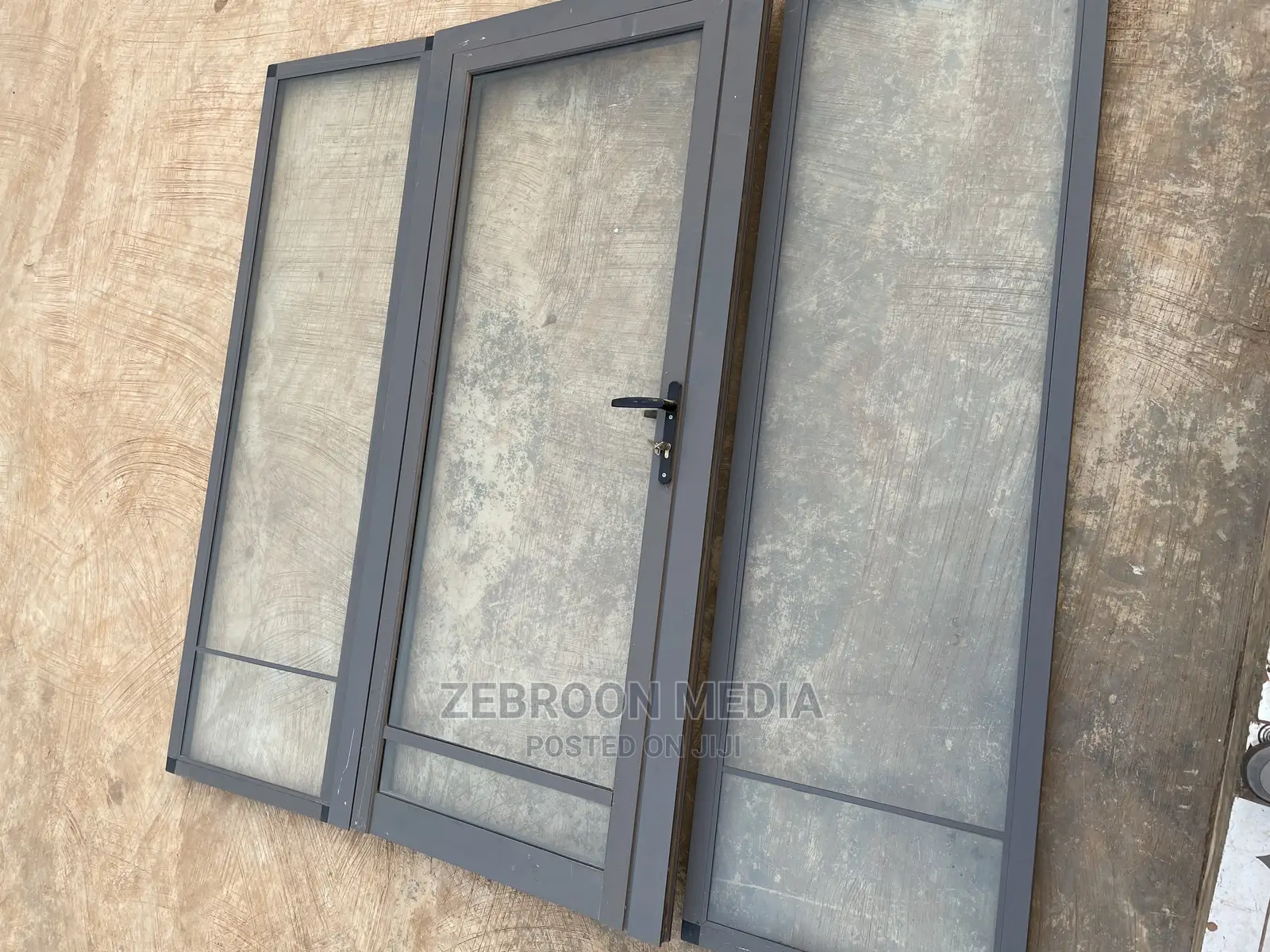 Transparent Glass Door For Shops