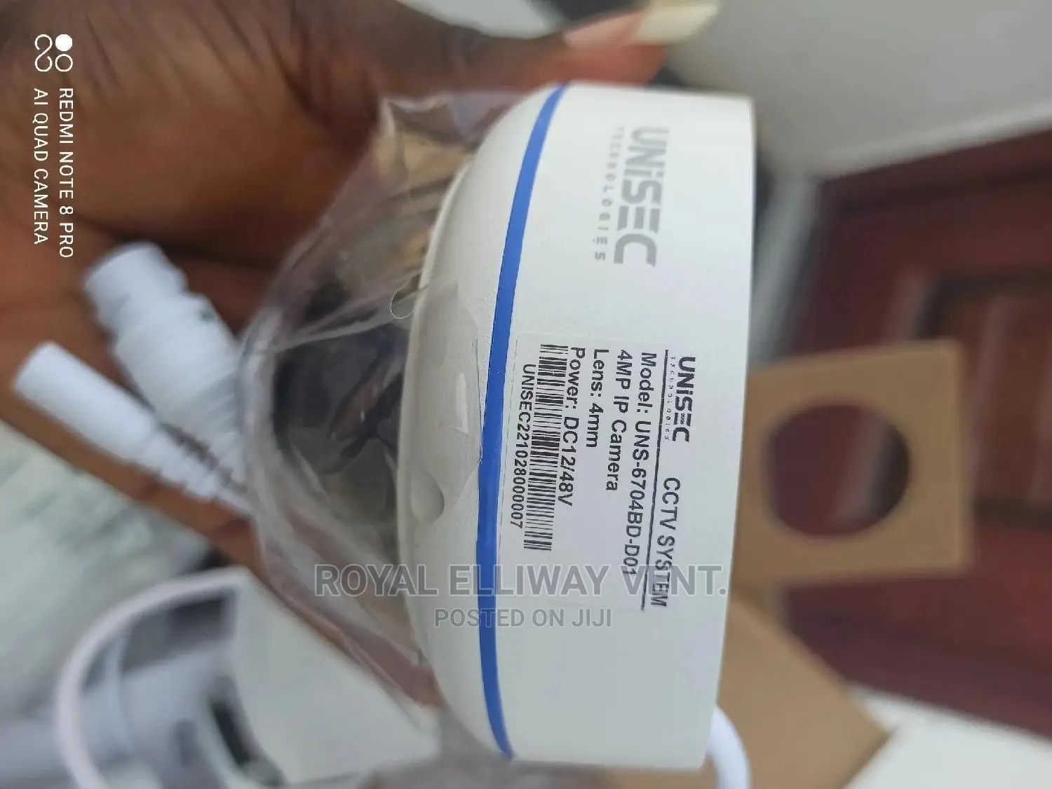 Unisec 4ch NVR 4mp Poe Kits