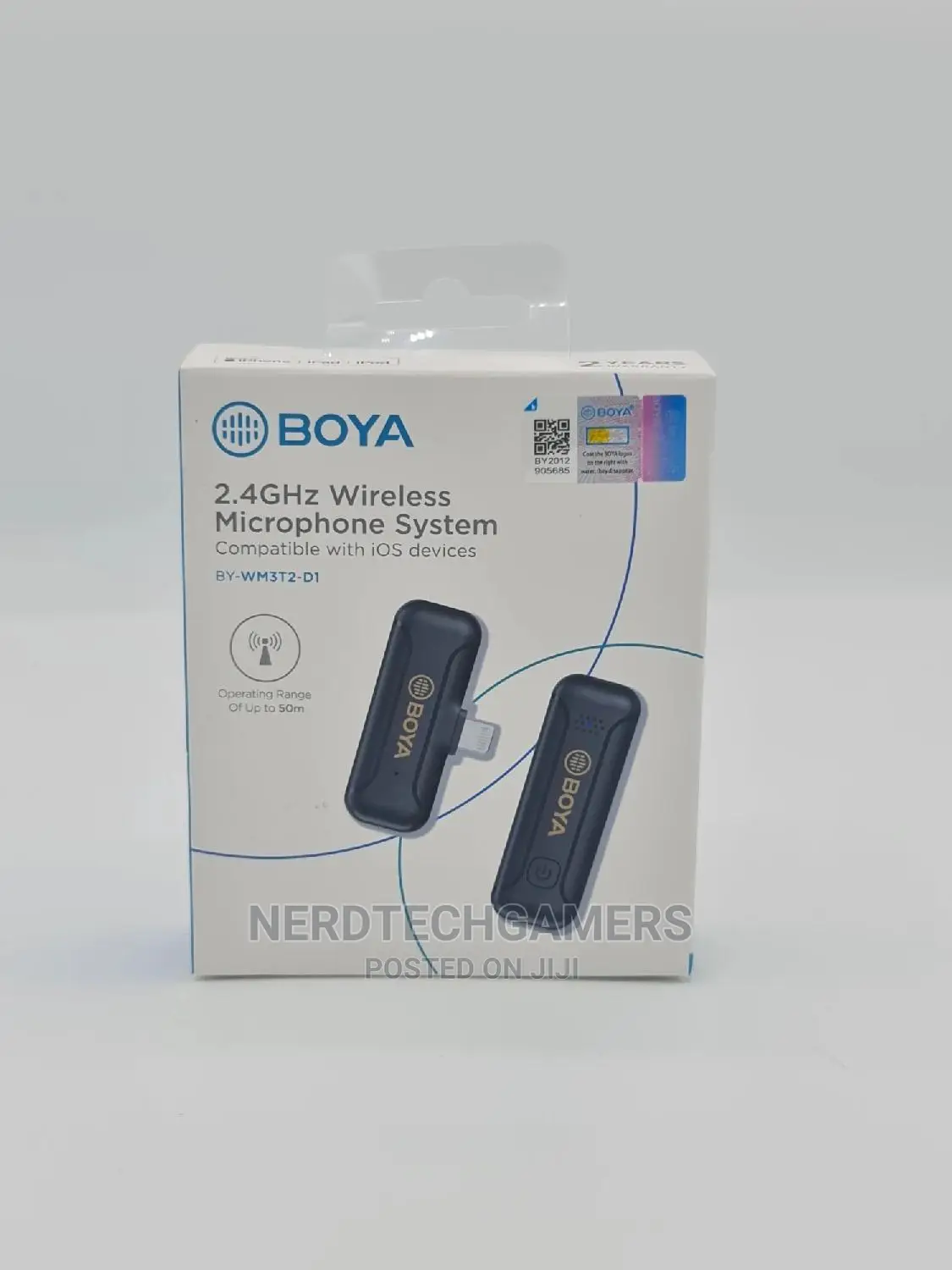 BOYA Microphone System With Lightning Connector (2.4 Ghz)
