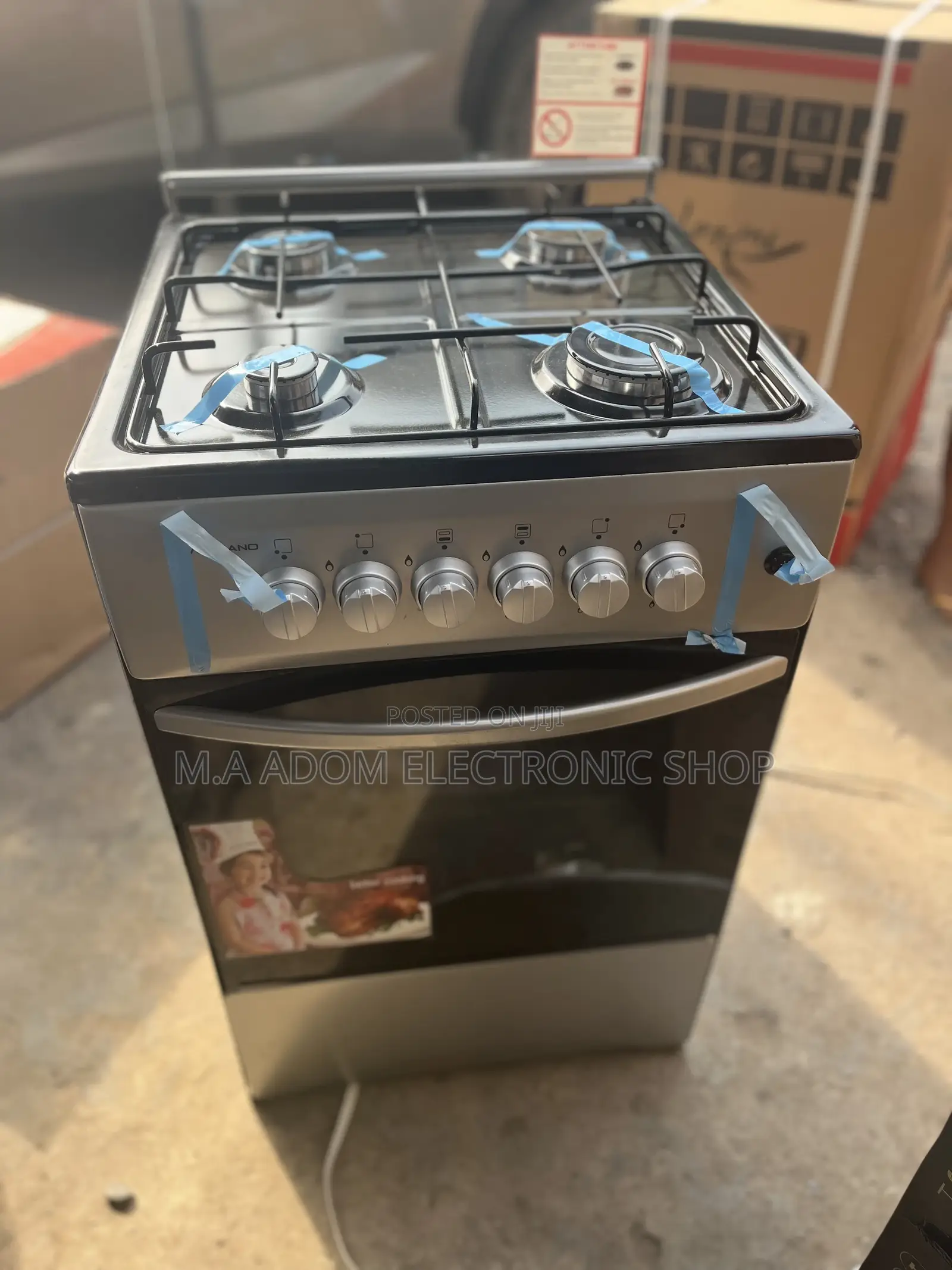Very Durable Anti Rust Volcano 4 Burner Gas Cooker