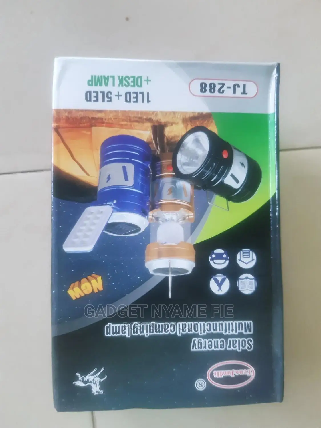 Solar Energy Multifunctional Camping Lamp With Desk Lamp