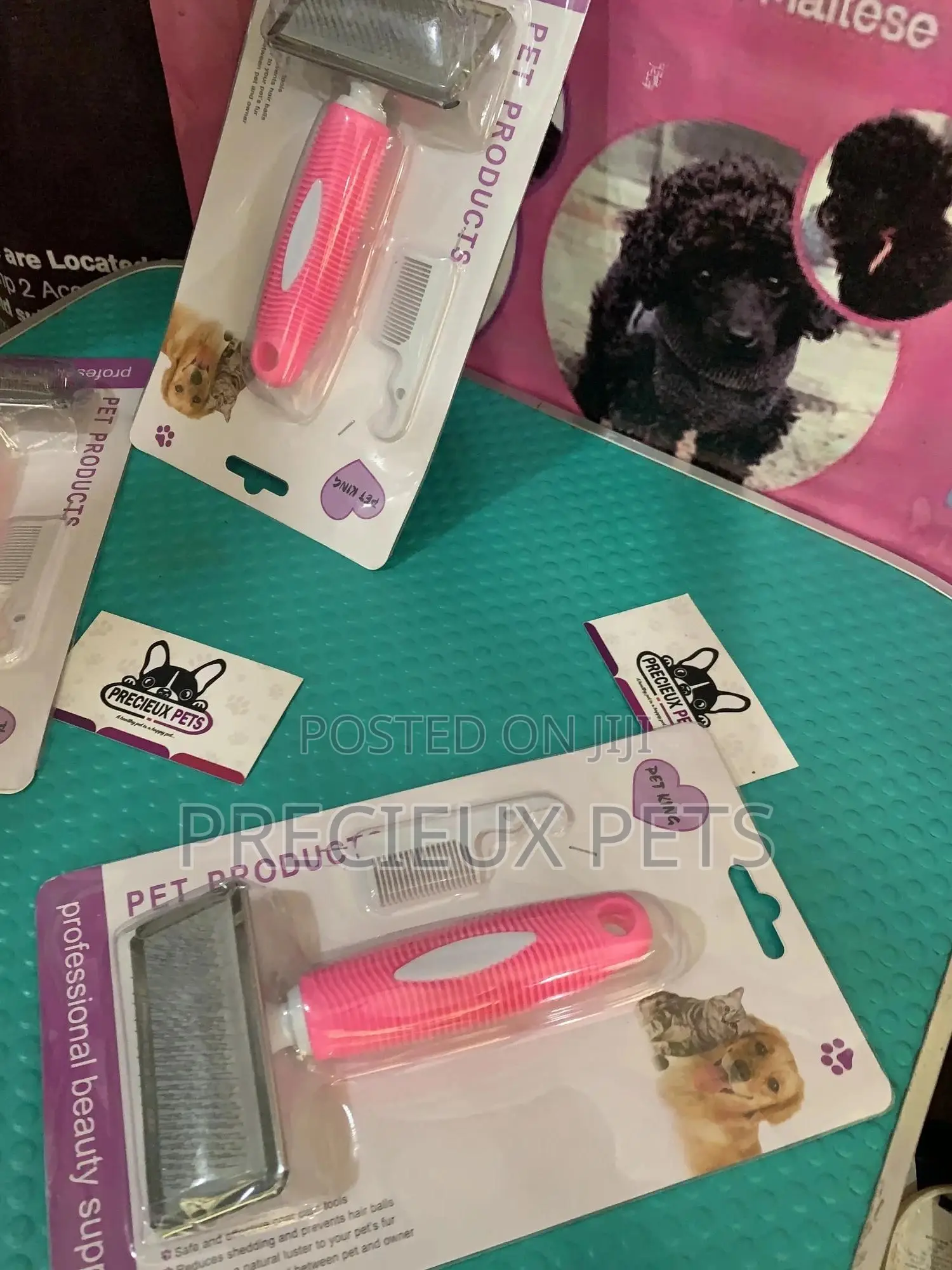 Pink Brush/Comb for Cats and Dogs