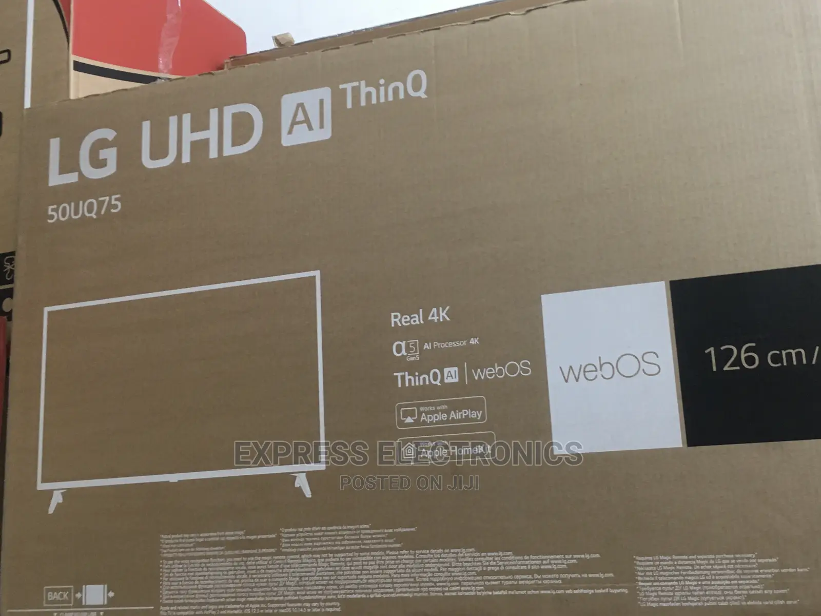 50UQ75003 Enjoy New Year With LG 50”UHD Smart Tv+Tv Guard