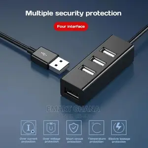 Usb Hub Adapter High Speed 4 Ports Usb Multi Hub Splitter