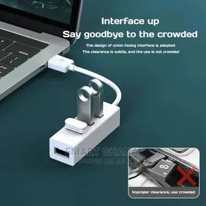 Usb Hub Adapter High Speed 4 Ports Usb Multi Hub Splitter