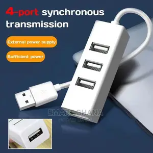 Usb Hub Adapter High Speed 4 Ports Usb Multi Hub Splitter