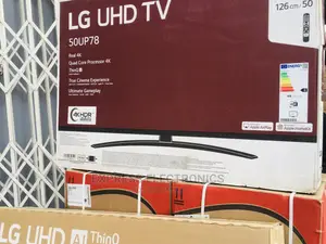 European Made LG UHD Smart 50UP7800 50”+Wallmount