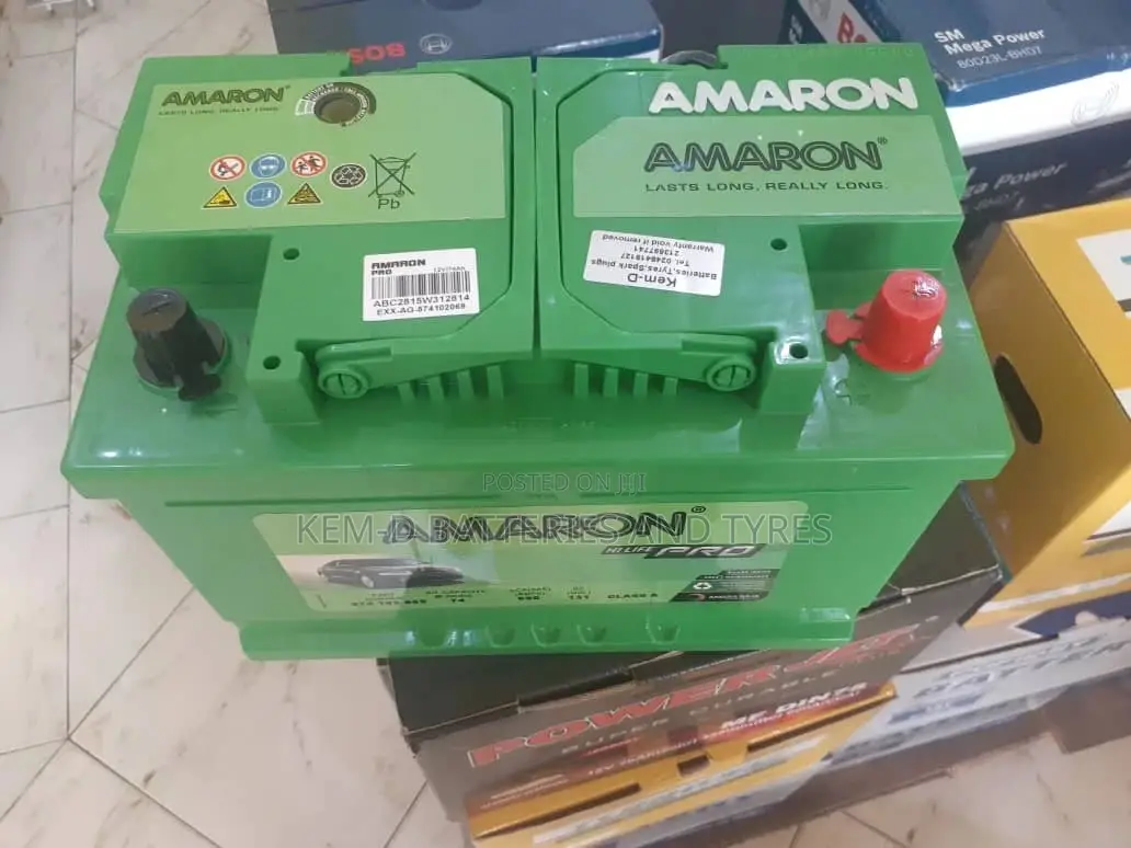 Amaron Batteries - 15 Plates 74ah - High Quality