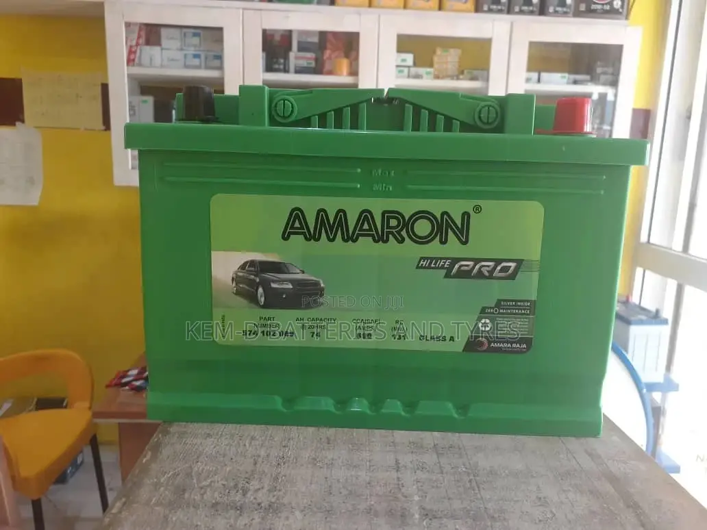 Amaron Batteries - 15 Plates 74ah - High Quality