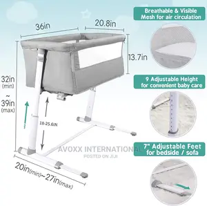 Baby Bedside Crib, Babybassinet Bed for Newborn/Infant