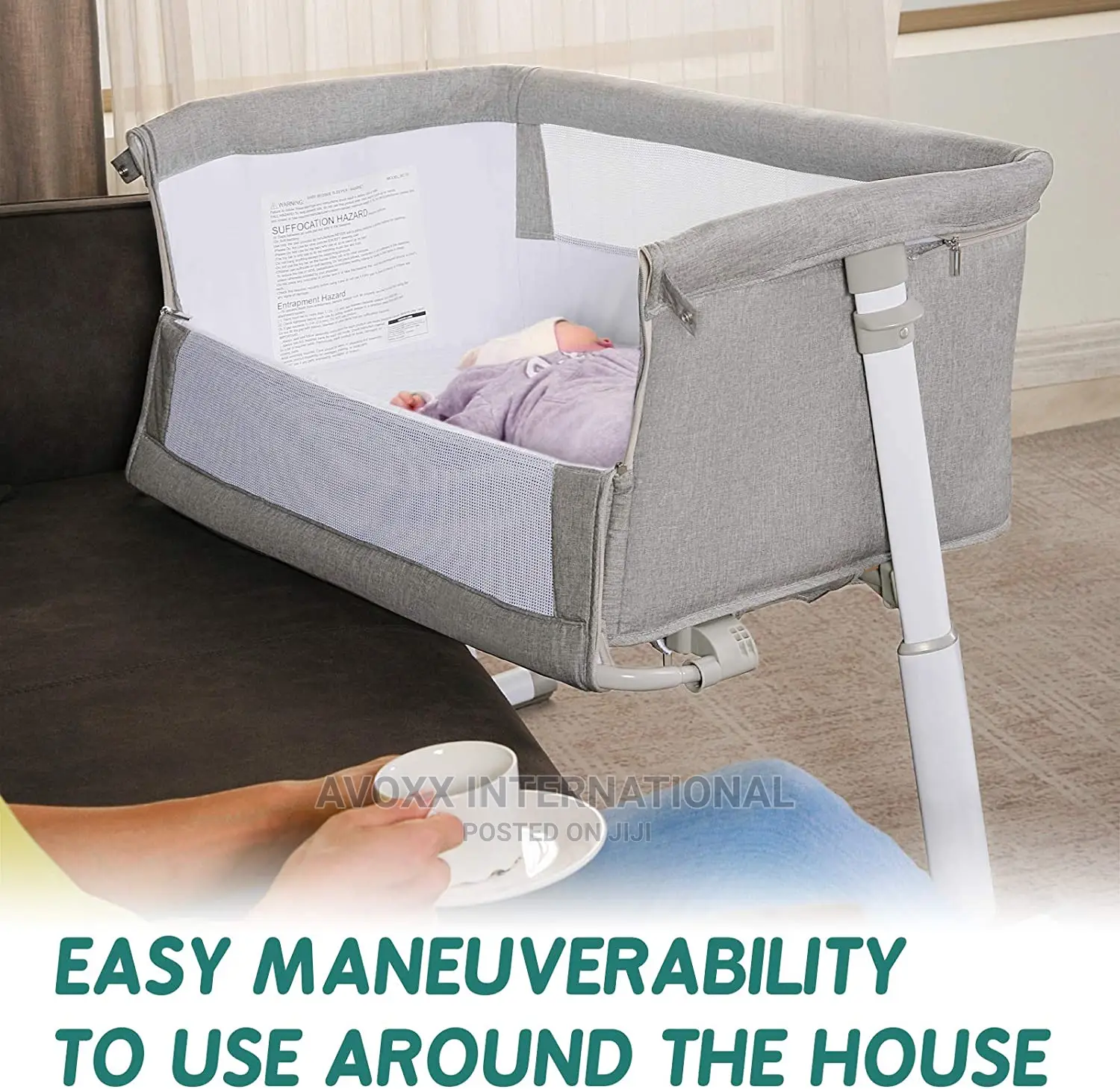 Baby Bedside Crib, Babybassinet Bed for Newborn/Infant